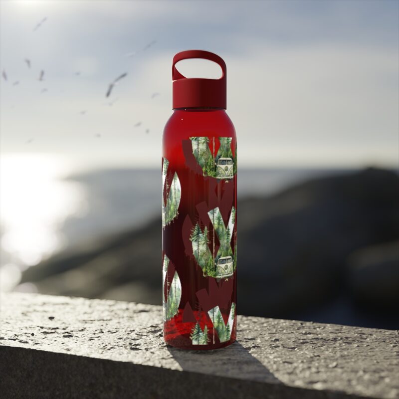 Vw Jungle Dubber Sky Water Bottle