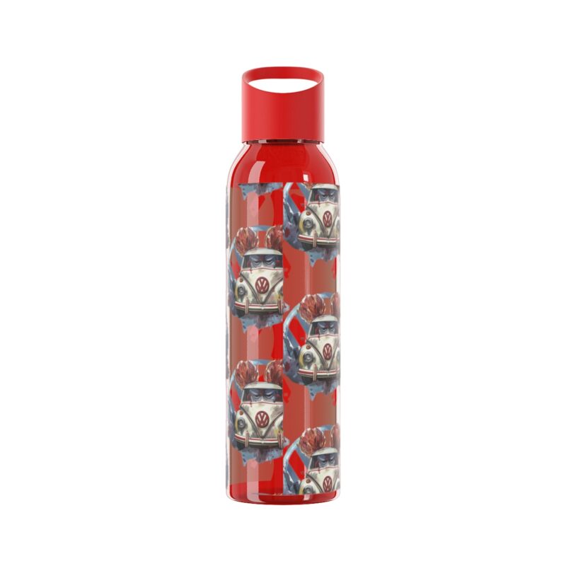 Clown Vw Bug Sky Water Bottle