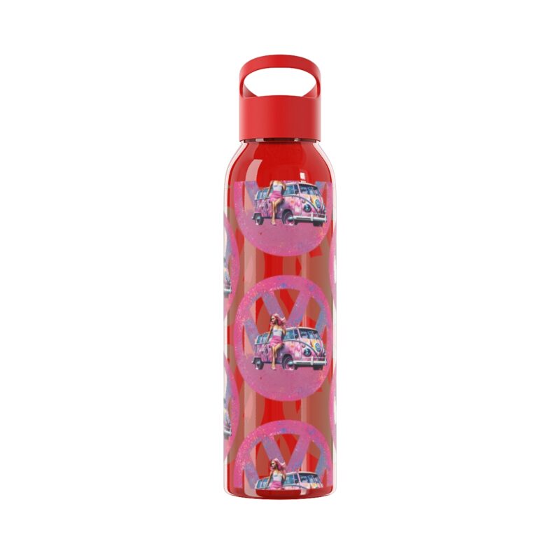 Barbiecore Van Girl Sky Water Bottle