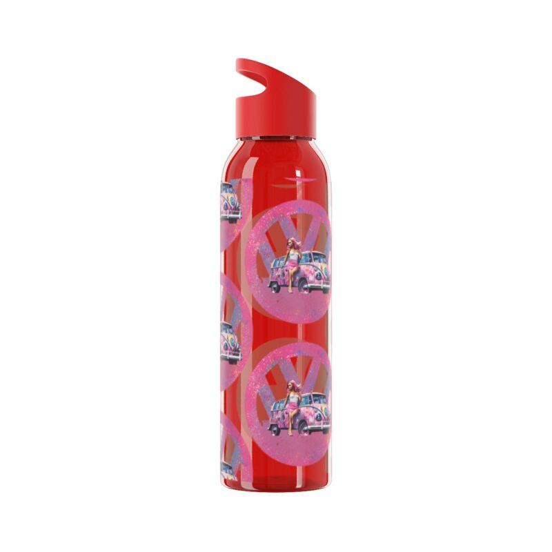 Barbiecore Van Girl Sky Water Bottle