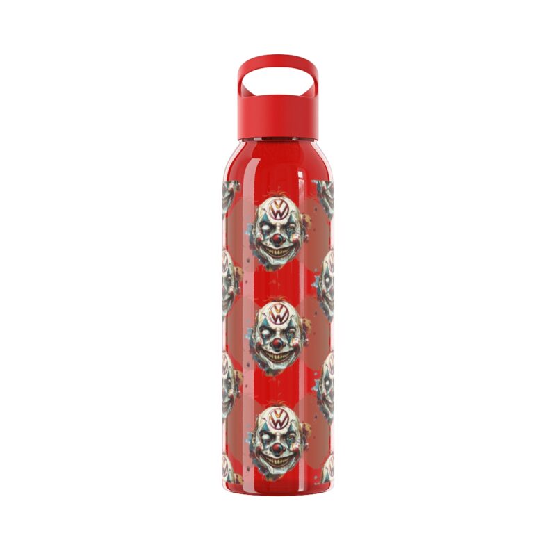 Evil Vw Brain Clown Sky Water Bottle