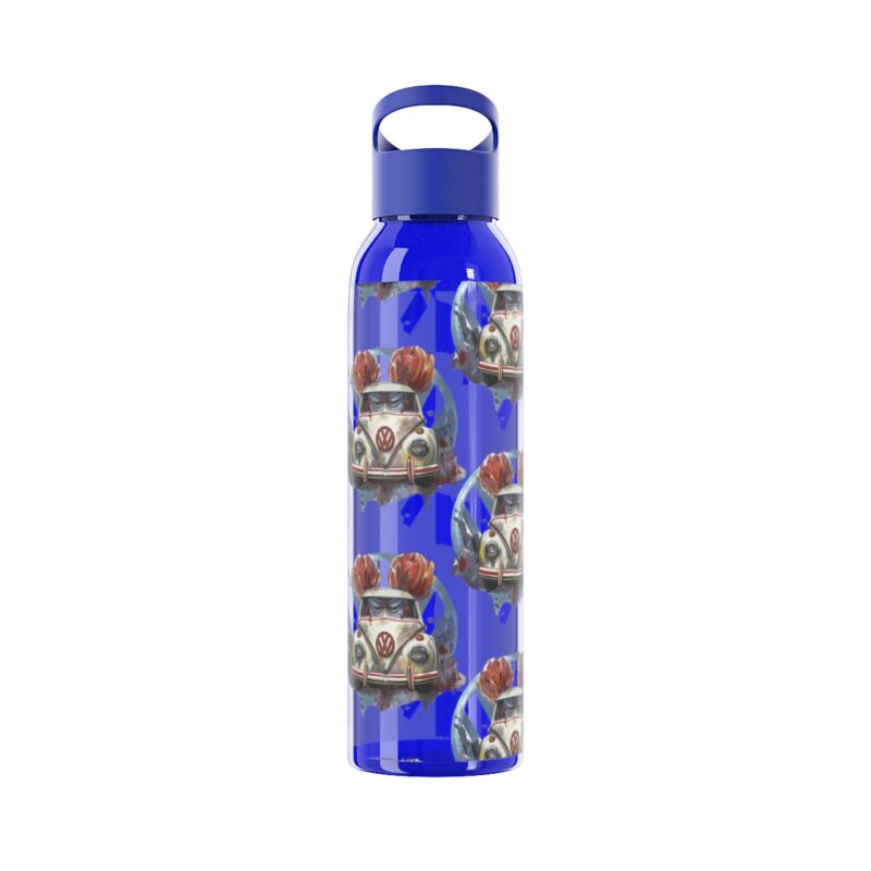 Clown Vw Bug Sky Water Bottle