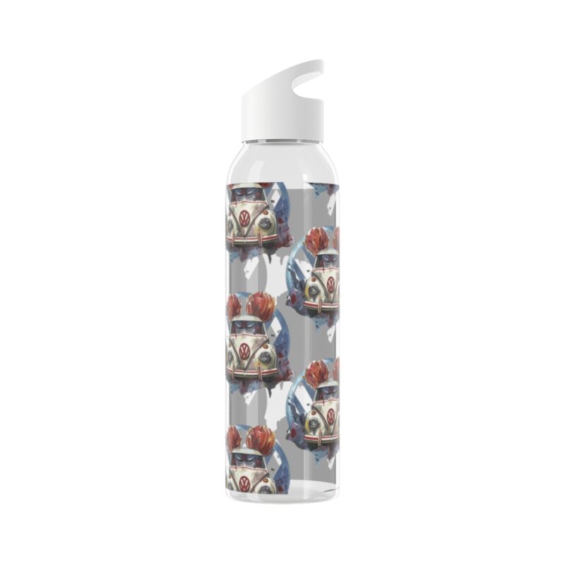 Clown Vw Bug Sky Water Bottle