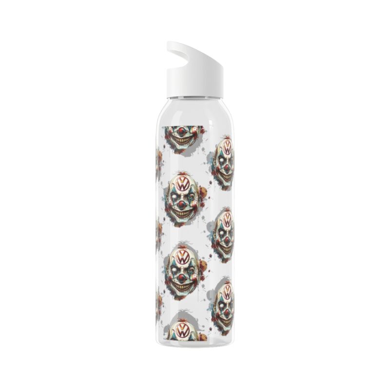 Evil Vw Brain Clown Sky Water Bottle