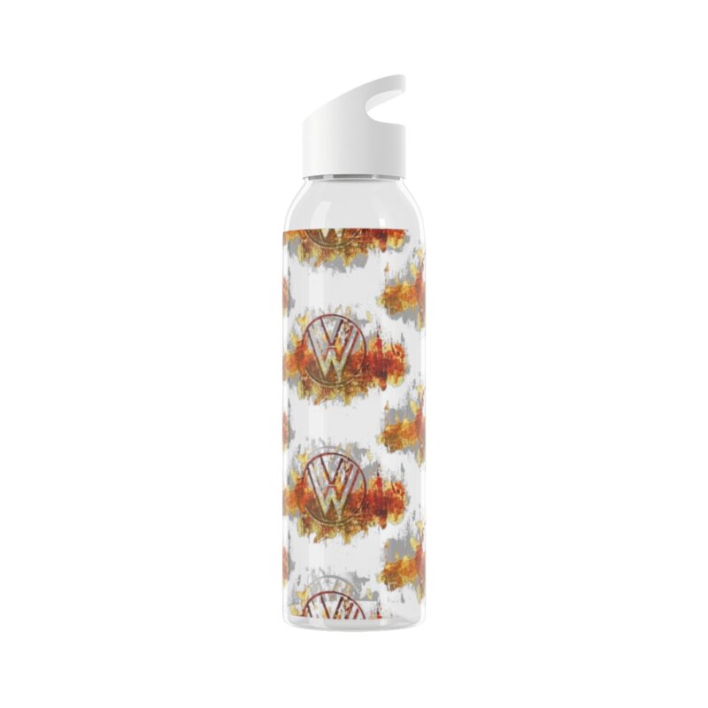 Scorched Vw Logo Sky Water Bottle