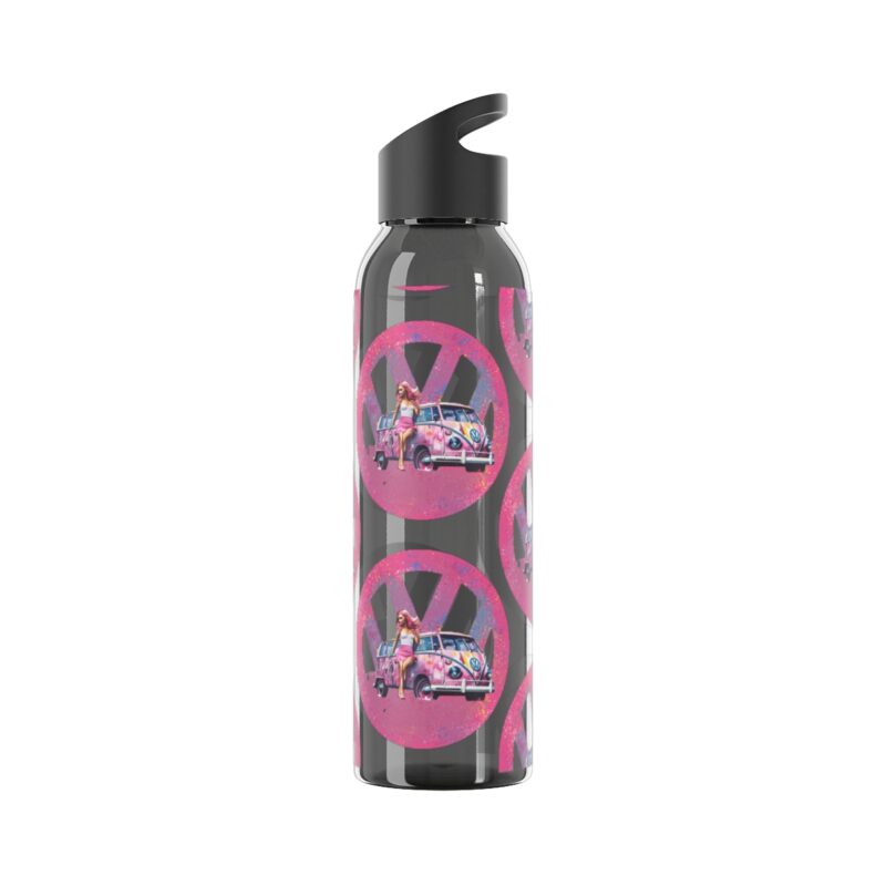 Barbiecore Van Girl Sky Water Bottle