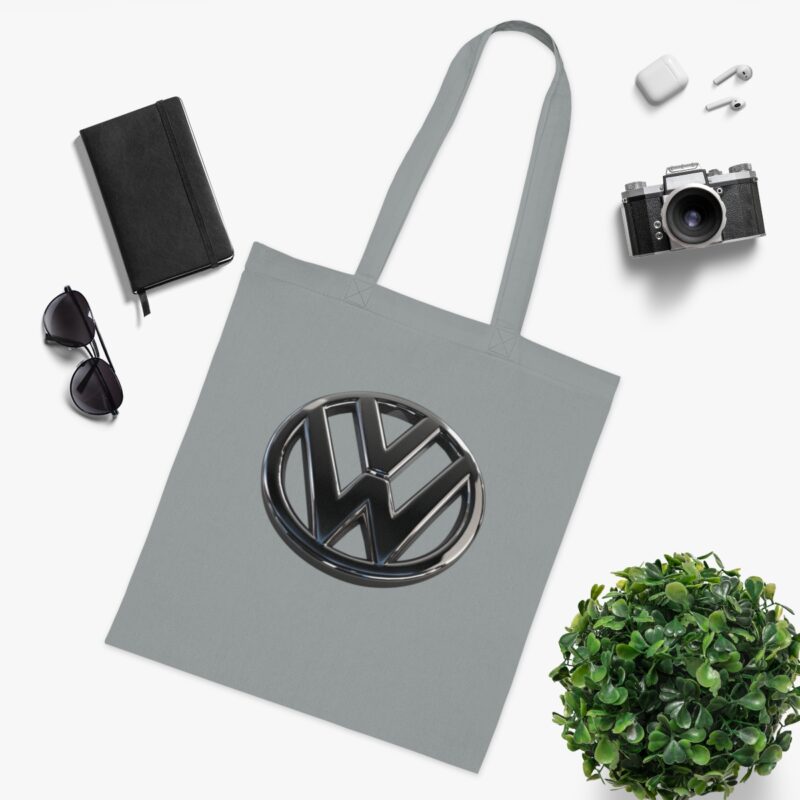 Vw Perspective Logo Cotton Tote Bag