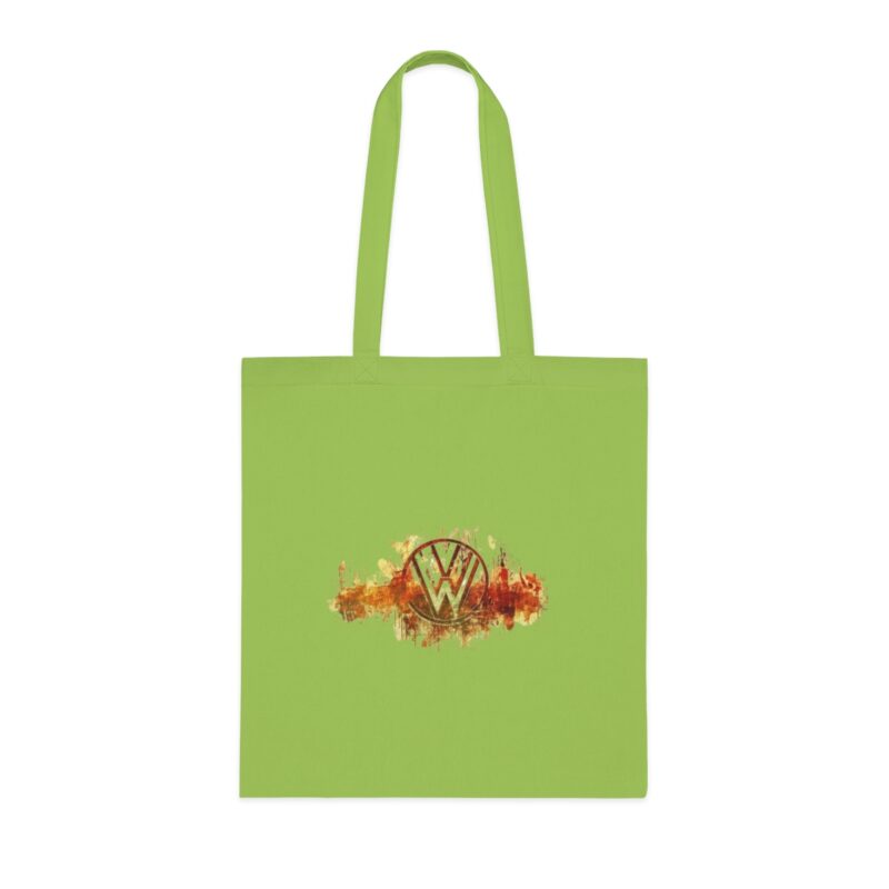 Scorched Vw Logo Cotton Tote Bag