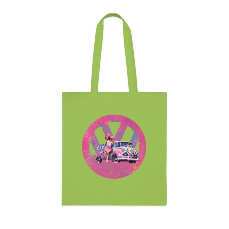 Barbiecore Vangirl Cotton Tote Bag