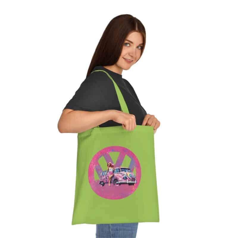 Barbiecore Vangirl Cotton Tote Bag