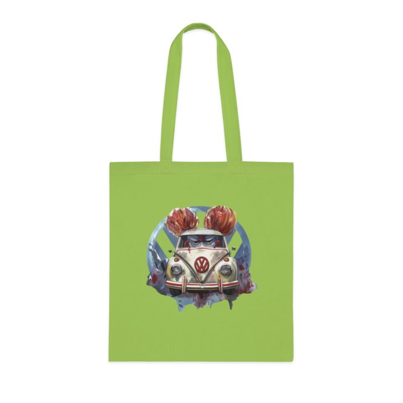 Clown Vw Bug Cotton Tote Bag