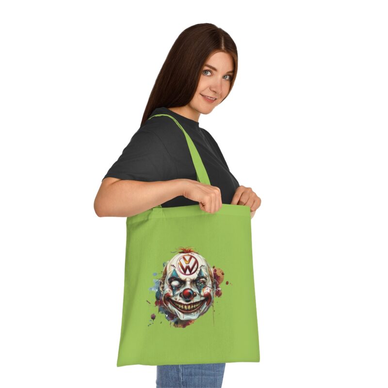 Evil Vw Clown Brain Cotton Tote Bag