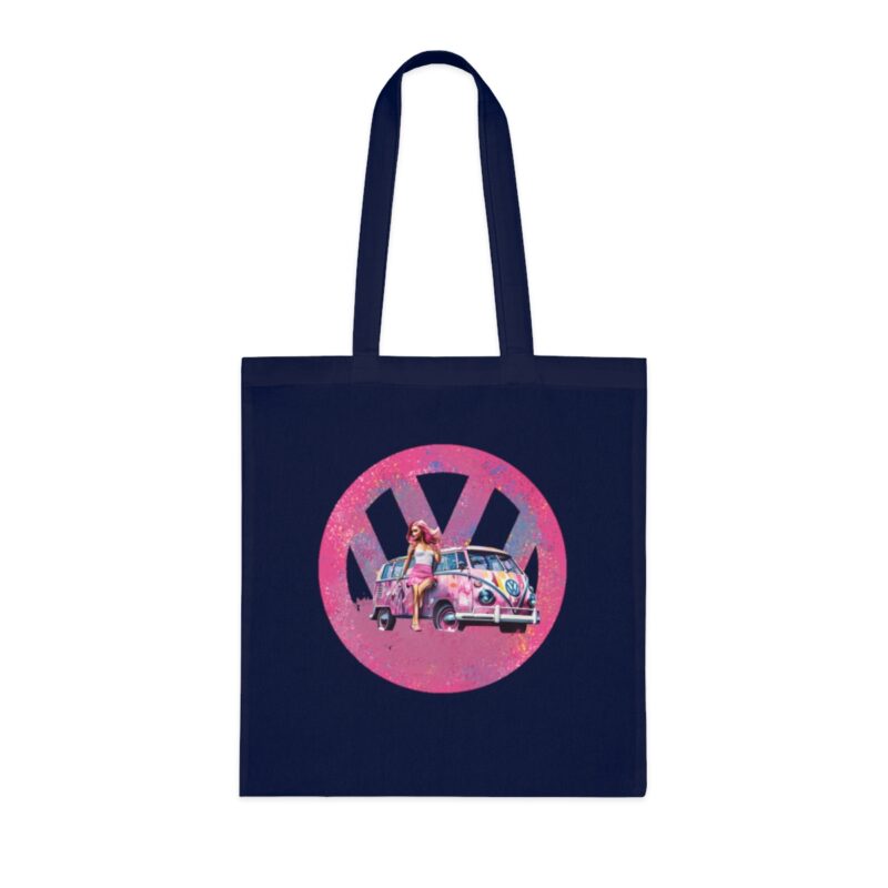 Barbiecore Vangirl Cotton Tote Bag