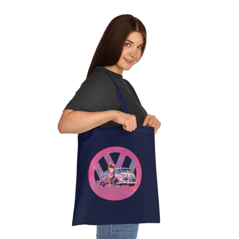 Barbiecore Vangirl Cotton Tote Bag