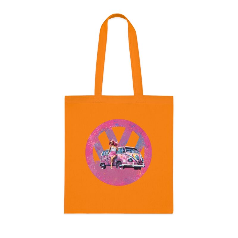 Barbiecore Vangirl Cotton Tote Bag