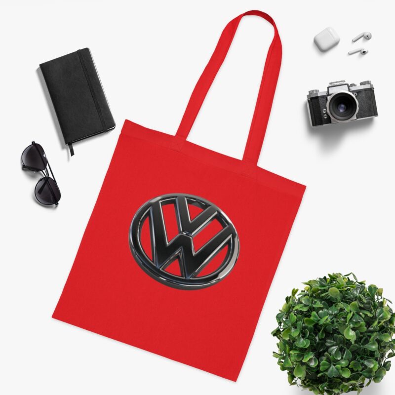 Vw Perspective Logo Cotton Tote Bag