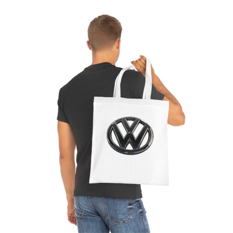 Vw Perspective Logo Cotton Tote Bag