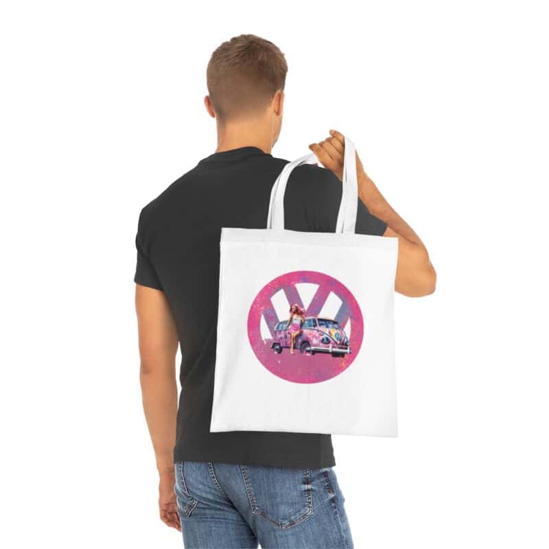 Barbiecore Vangirl Cotton Tote Bag