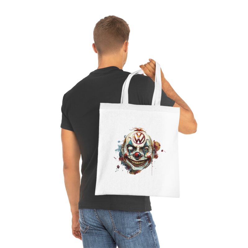 Evil Vw Clown Brain Cotton Tote Bag