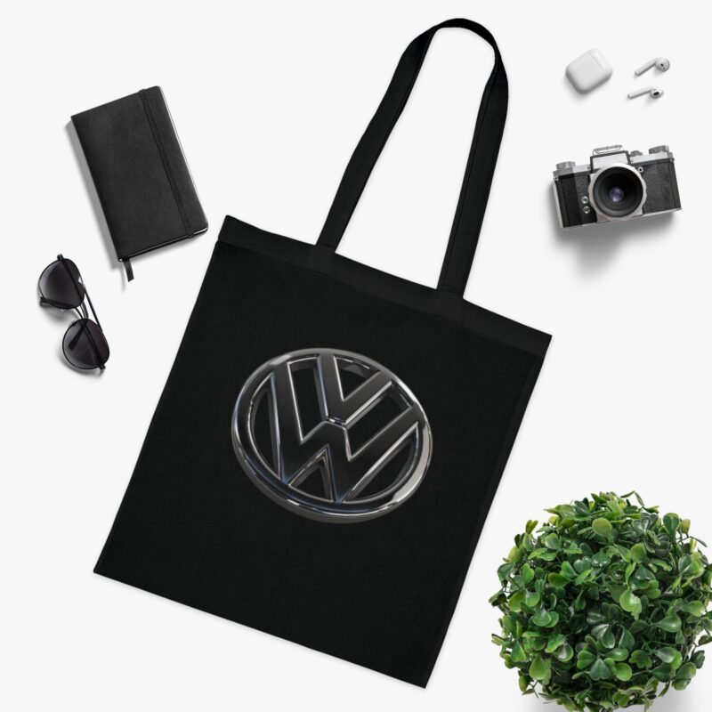 Vw Perspective Logo Cotton Tote Bag