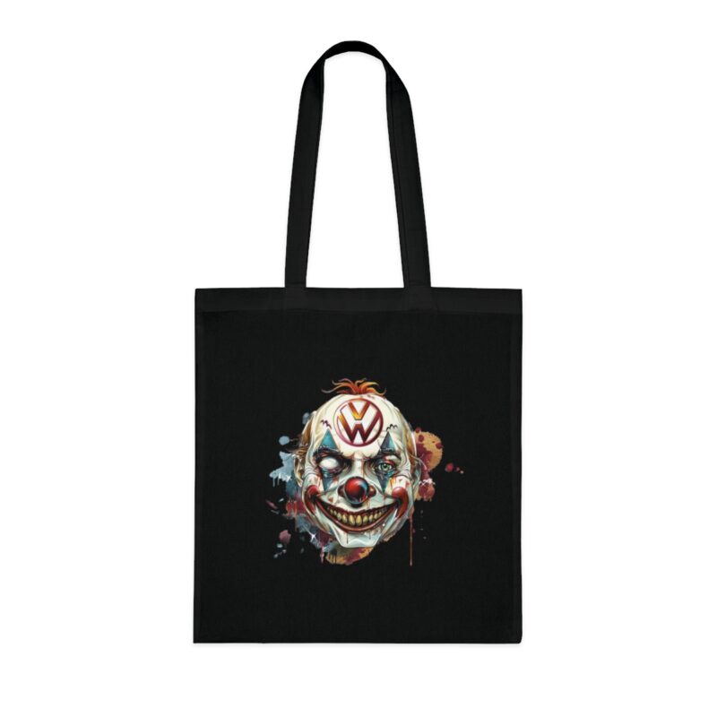 Evil Vw Clown Brain Cotton Tote Bag