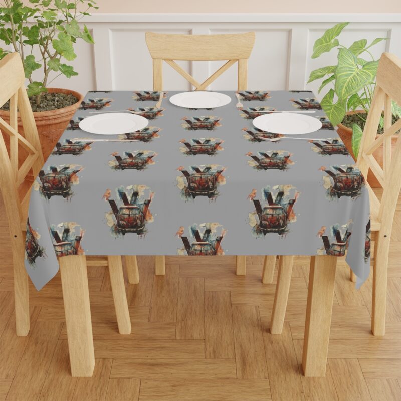 Rusty Vw Camper Tablecloth