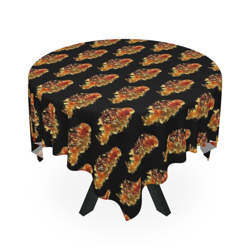 Scorched Vw Logo Tablecloth