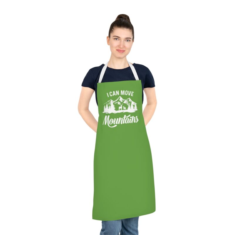 I Can Move Mountains Inspirational Apron