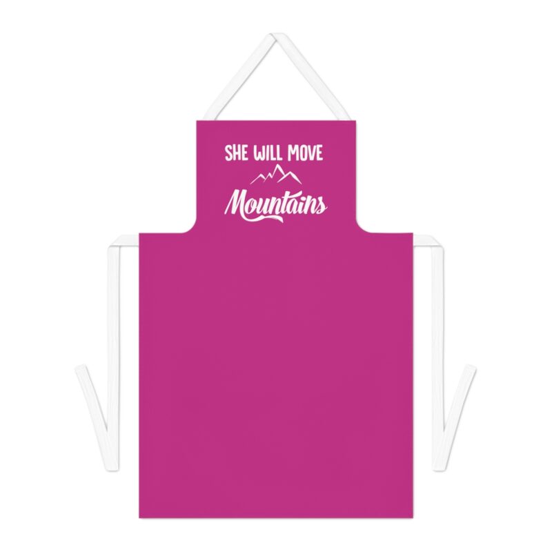 She Will Move Mountains Apron