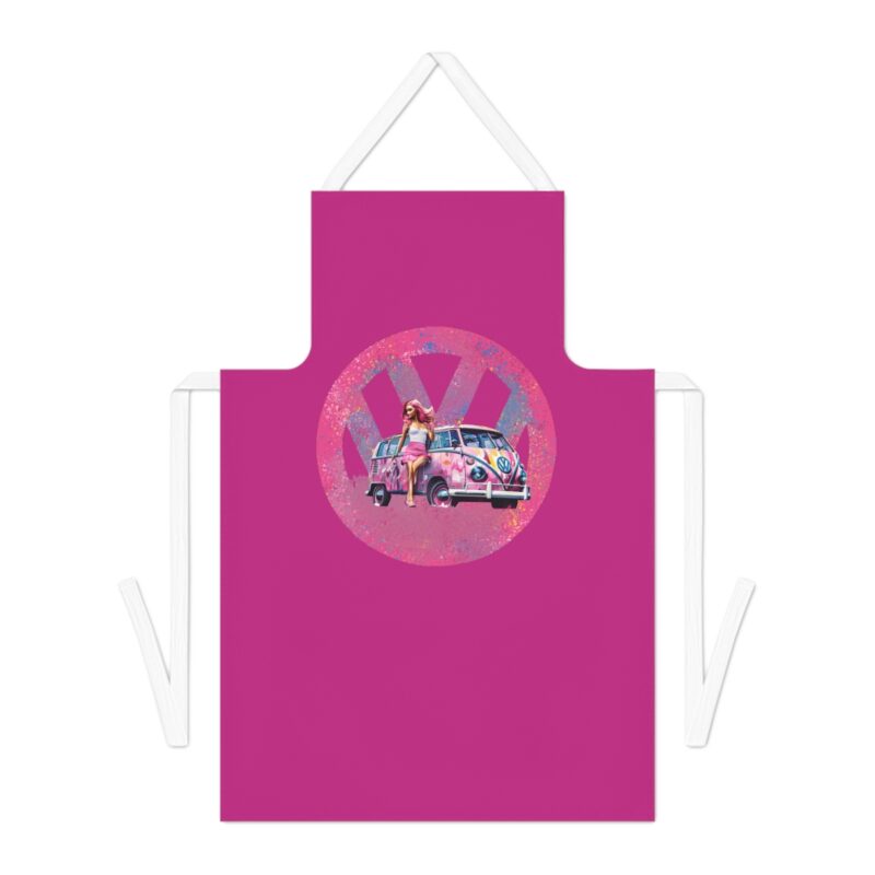 Barbiecore Van Girl Adult Apron