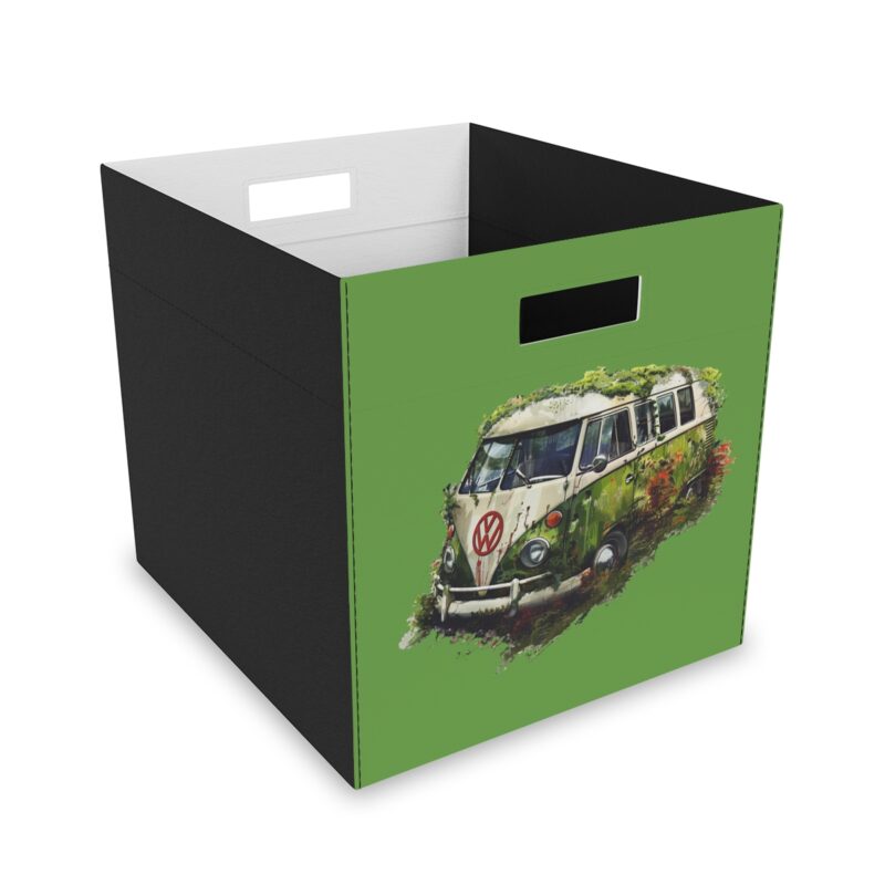 Rescued Vw Camper Collapsible Felt Storage Box