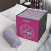 Barbiecore Van Girl Collapsible Felt Storage Box