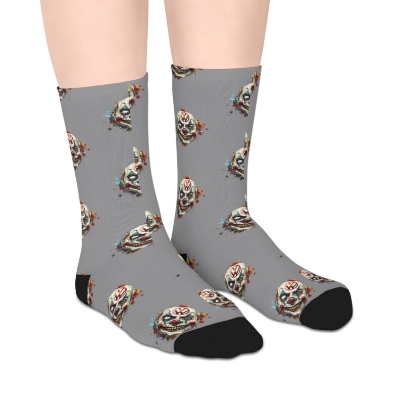 Evil Vw Brain Clown Mid-length Socks