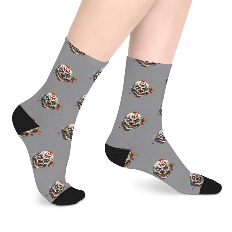 Evil Vw Brain Clown Mid-length Socks