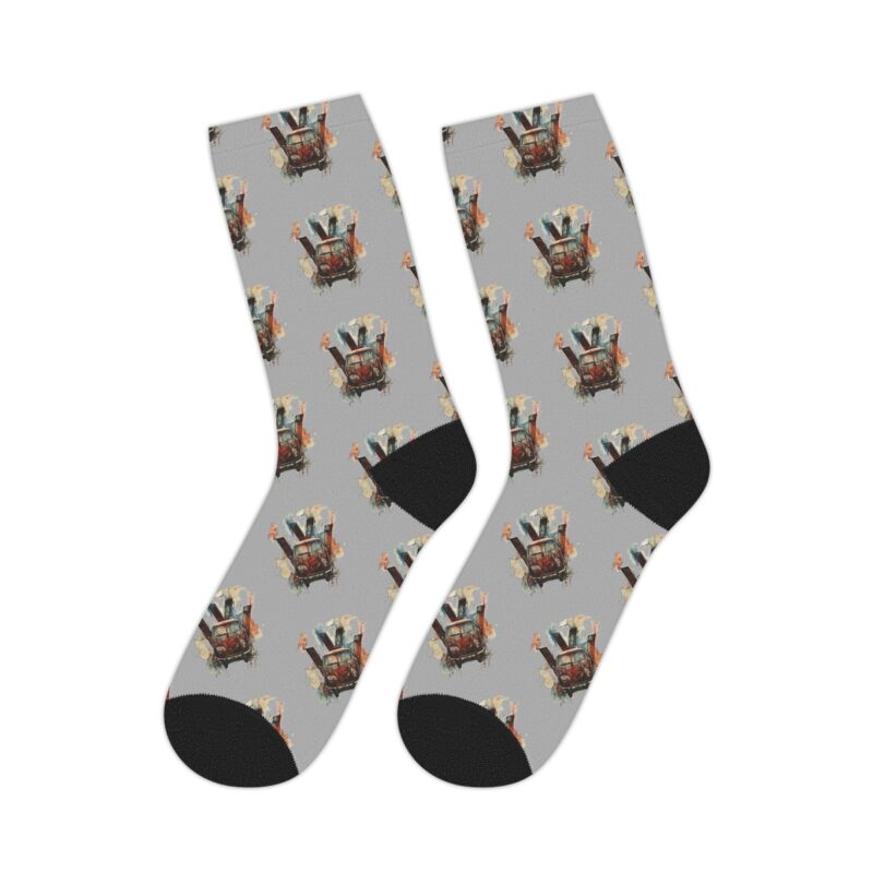 Rusty Vw Camper Mid-length Socks