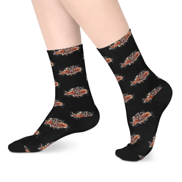 Scorched Vw Logo Mid-length Socks