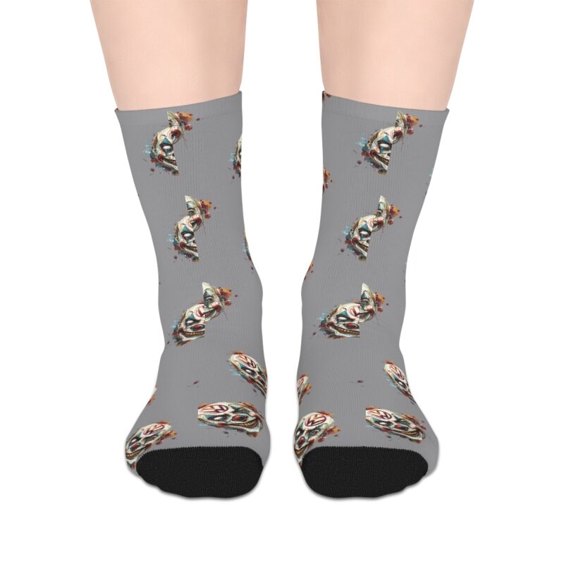 Evil Vw Brain Clown Mid-length Socks