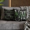 Outdoor Van Girl Square Double-sided Cushion Cover