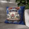 Clown Vw Bug Square Double-sided Cushion Cover