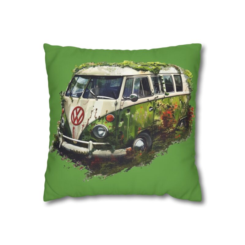 Rescued Vw Camper Square Double-sided Cushion Cover