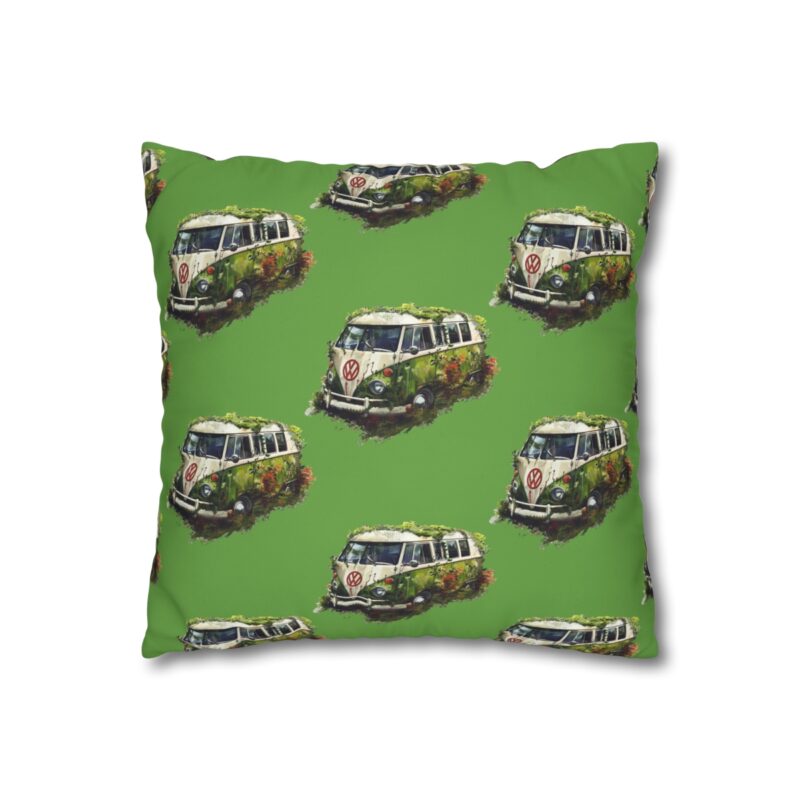 Rescued Vw Camper Square Double-sided Cushion Cover