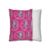 Barbiecore Van Girl Square Double-sided Cushion Cover