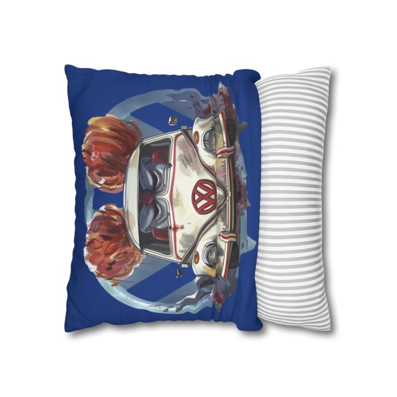 Clown Vw Bug Square Double-sided Cushion Cover
