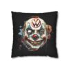Evil Vw Brain Clown Square Double-sided Cushion Cover