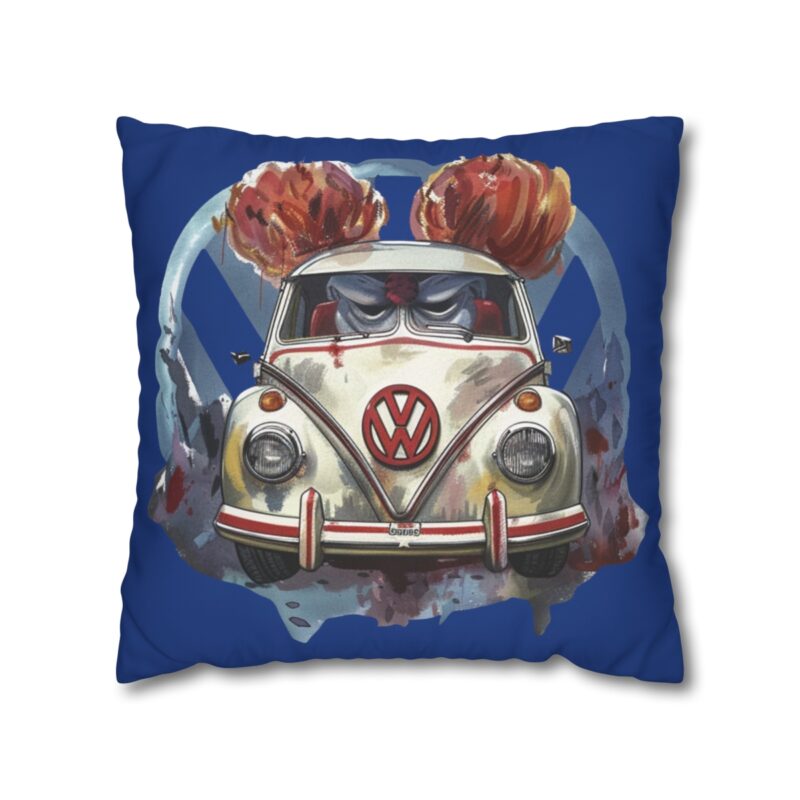 Clown Vw Bug Square Double-sided Cushion Cover