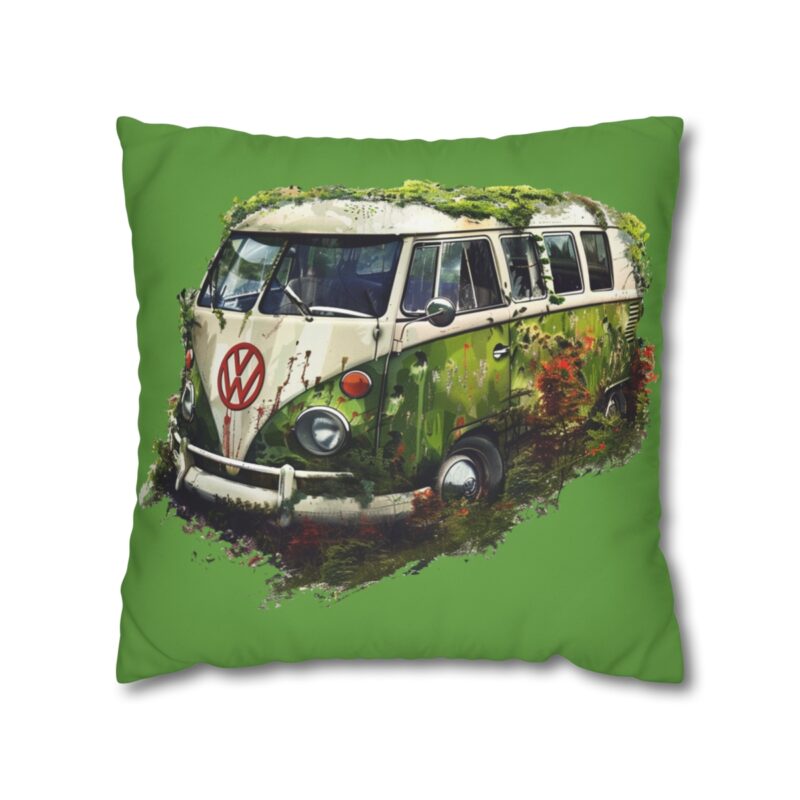 Rescued Vw Camper Square Double-sided Cushion Cover