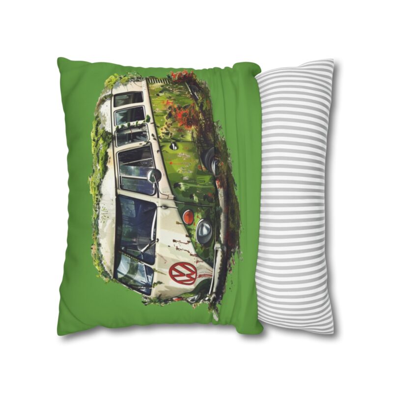 Rescued Vw Camper Square Double-sided Cushion Cover