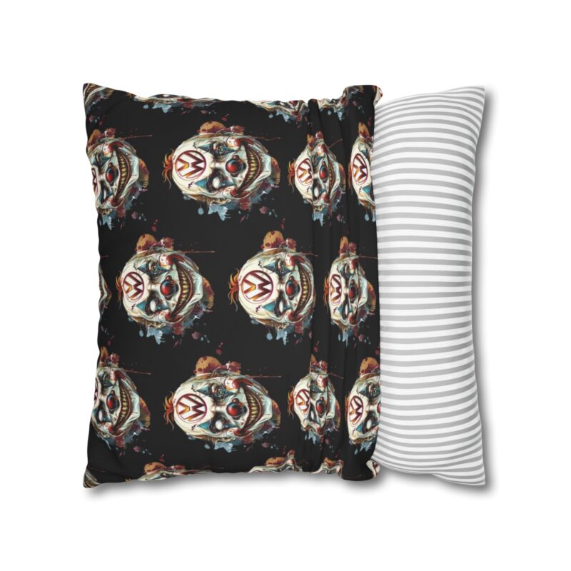 Evil Vw Brain Clown Square Double-sided Cushion Cover