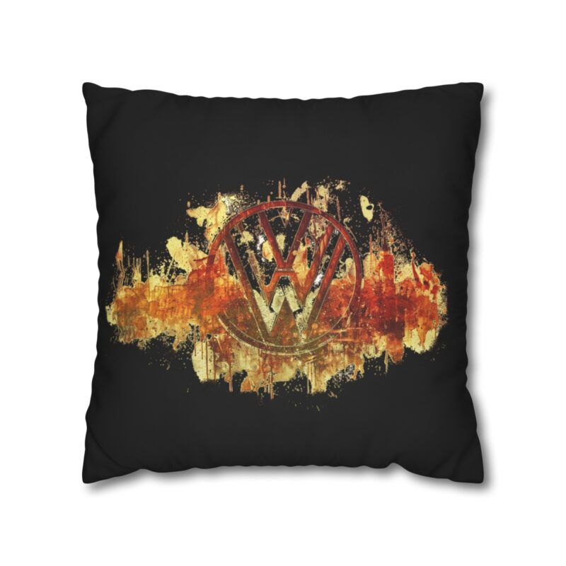 Scorched Vw Logo Square Double-sided Cushion Cover