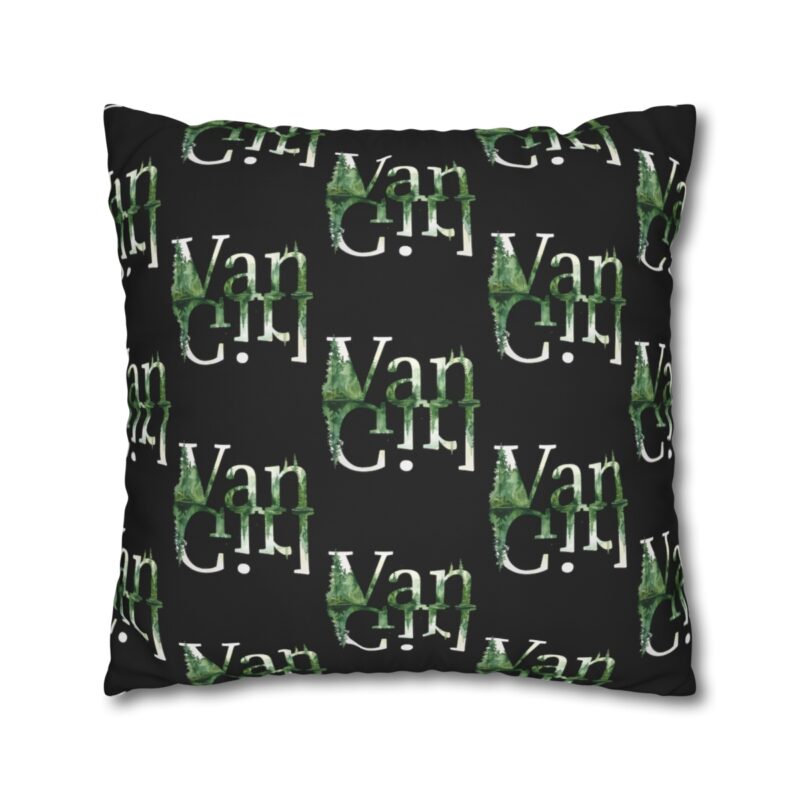 Outdoor Van Girl Square Double-sided Cushion Cover